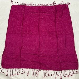 Candie’s sparkly scarf